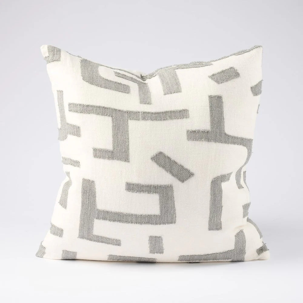 Cushion Antico Wht/Slate 50cm